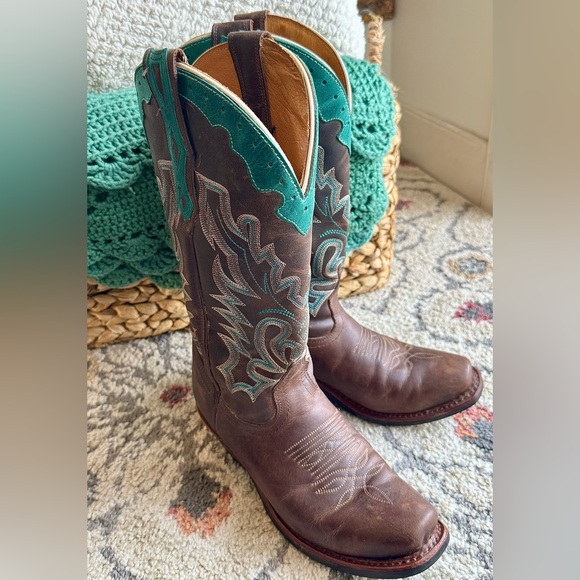 Boulet Shoes - Boulet Turqueza Cowgirl Boots | Ladies Size 6.5